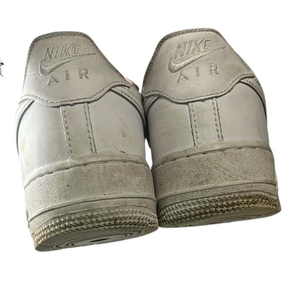 Nike White Leather Sneakers with Ventilation